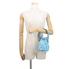 Load image into Gallery viewer, FENDI Mini Montresor 2WAY Bag Blue/White8BS010 PVC Leather