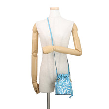 Load image into Gallery viewer, FENDI Mini Montresor 2WAY Bag Blue/White8BS010 PVC Leather