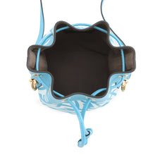 Load image into Gallery viewer, FENDI Mini Montresor 2WAY Bag Blue/White8BS010 PVC Leather