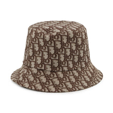 将图像加载到图库查看器中,Dior Leopard Pattern Oblique Reversible Bucket Hat Size 58 Beige/Brown14LEO923I134 Polyester46% Cotton46% Polyurethane8%