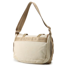 Load image into Gallery viewer, CHANEL Vintage Shoulder Bag Ivory/Beige/Brown Canvas Leather