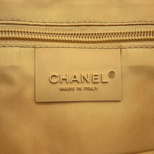 Load image into Gallery viewer, CHANEL Vintage Shoulder Bag Ivory/Beige/Brown Canvas Leather