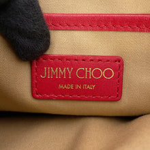 将图像加载到图库查看器中,JIMMY CHOO Atini Shoulder Bag Red Leather