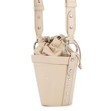 将图像加载到图库查看器中,Maison Margiela Maison Margiela Fire Bucket Bag Shoulder Bag BeigeSB3WG0042P5135T2086 Enamel Leather Size Mini