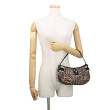 Load image into Gallery viewer, Ferragamo Gancini Handbag Brown21A507 PVC Leather