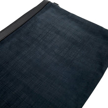 Load image into Gallery viewer, JIMMY CHOO Derek Starr Studded business bag Navy/Black Denim suede leather