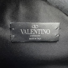 将图像加载到图库查看器中,Valentino Garavani VLTN Logo Times Clutch Bag Black/WhiteWY2P0P09GTC_0NI Leather