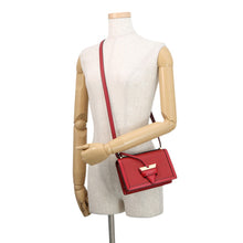 将图像加载到图库查看器中,LOEWE Barcelona Shoulder Bag Red302.74NP39 Leather