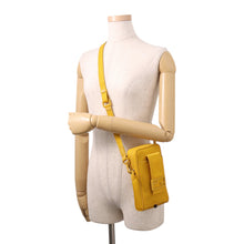 将图像加载到图库查看器中,FENDI Bucket Shoulder Bag Yellow7AS056 AG0P Nylon Leather