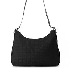 Load image into Gallery viewer, Givenchy 4G Logo Shoulder Bag Black Nylon Canvas