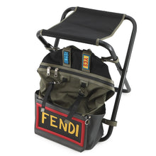 Load image into Gallery viewer, FENDI Backpack Khaki/Multicolor7VZ037 SIU Nylon Leather