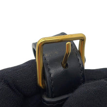 Load image into Gallery viewer, CELINE Triomphe Medium Messenger Bag Black/Brown194502CIM.38NO PVC Leather