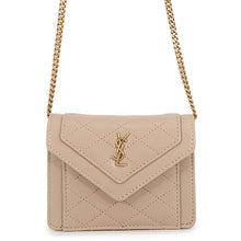 Load image into Gallery viewer, SAINT LAURENT PARIS Gaby ChainShoulder Beige6856121EL072721 Leather Size micro