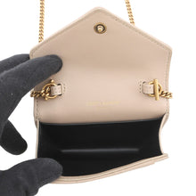 Load image into Gallery viewer, SAINT LAURENT PARIS Gaby ChainShoulder Beige6856121EL072721 Leather Size micro