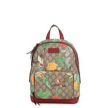 Load image into Gallery viewer, GUCCI GG Supreme Tian Backpack Beige/Red/Multicolor427042 GG Supreme Leather