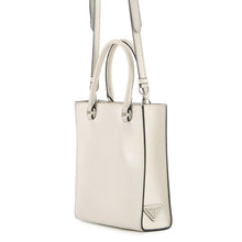Load image into Gallery viewer, PRADA Triangle Mini 2WAY Bag White1BA333 Leather