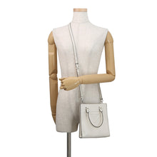 Load image into Gallery viewer, PRADA Triangle Mini 2WAY Bag White1BA333 Leather