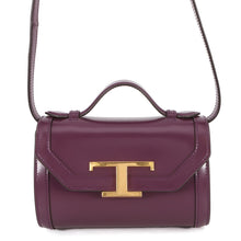 Load image into Gallery viewer, TOD’S TTimeless Shoulder Bag PurpleBWTSPB0000GT7L232 Leather