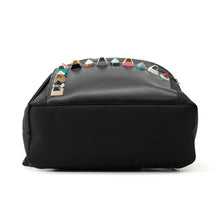 Load image into Gallery viewer, FENDI Studded Backpack Black8BZ035 Leather