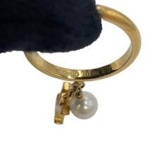 Load image into Gallery viewer, LOUIS VUITTON Ring・LV Iconic Louisa Size L/Approximately No. 15M1448L Gold Plated Faux Pearl