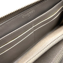 将图像加载到图库查看器中,CHANEL Matelasse Zip Around Long Wallet Champagne GoldA50097 Patent Leather