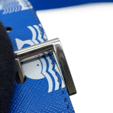 Load image into Gallery viewer, PRADA Marine print 2-way bag Blue/White2VH067 Leather