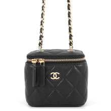 将图像加载到图库查看器中,CHANEL Matelasse Chain Shoulder Vanity BlackAP2158 Caviar Leather