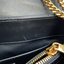 将图像加载到图库查看器中,SAINT LAURENT PARIS Loulou Shoulder Bag Black494699DV7271000 Calf Leather Size Small