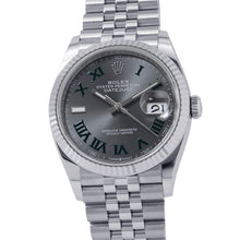 Load image into Gallery viewer, ROLEX Datejust 36 W36mm Stainless Steel K18WG Slate Dial126234