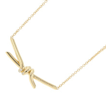 将图像加载到图库查看器中,TIFFANY&Co. Knot Pendant68887216 18K Yellow Gold