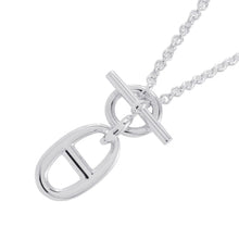 将图像加载到图库查看器中,HERMES Chaine d'Ancre Amulette Necklace SV925