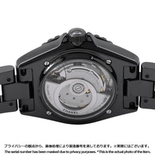 将图像加载到图库查看器中,CHANEL J12 Wanted De CHANEL W38mm Ceramic Stainless Steel Black DialH7418