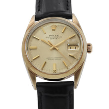 将图像加载到图库查看器中,ROLEX Oyster Perpetual Date W34mm Stainless Steel Champagne Dial1550