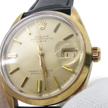 将图像加载到图库查看器中,ROLEX Oyster Perpetual Date W34mm Stainless Steel Champagne Dial1550