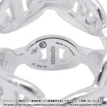 Load image into Gallery viewer, HERMES Chaine d'Ancre Double Row Ring Size 50/#10 SV925