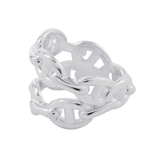 将图像加载到图库查看器中,HERMES Chaine d'Ancre Double Row Ring Size 53/#13 SV925