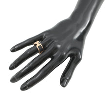 将图像加载到图库查看器中,HERMES Orump Ring Size M Black Epsom Metal