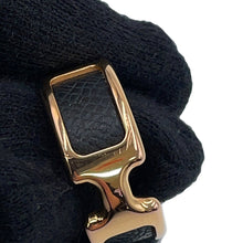 将图像加载到图库查看器中,HERMES Orump Ring Size M Black Epsom Metal