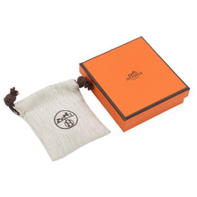 Load image into Gallery viewer, HERMES Mini Maillon Black Enamel Metal