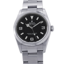 将图像加载到图库查看器中,ROLEX ExplorerI W36mm Stainless Steel Black Dial114270