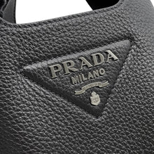 Load image into Gallery viewer, PRADA Vitello Dino Handbag Black1BA349 Leather