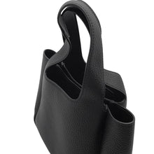 Load image into Gallery viewer, PRADA Vitello Dino Handbag Black1BA349 Leather