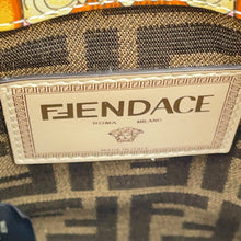 Load image into Gallery viewer, FENDI Fendace Sunshine Shopper White/Yellow8BS051 Leather Size Mini