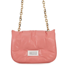 Load image into Gallery viewer, Maison Margiela Maison Margiela Glam Slam Flap Chain Shoulder Bag CoralSB1WG0019P4300T4151 Leather Size Small