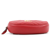 Load image into Gallery viewer, GUCCI GG Marmont Waist Bag Red476434 Leather