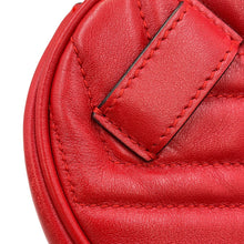 Load image into Gallery viewer, GUCCI GG Marmont Waist Bag Red476434 Leather