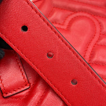 Load image into Gallery viewer, GUCCI GG Marmont Waist Bag Red476434 Leather