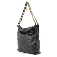 Load image into Gallery viewer, CHANEL CHANEL22 ChainTote Bag BlackAS3260 Caviar Leather Size Small