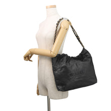 Load image into Gallery viewer, CHANEL CHANEL22 ChainTote Bag BlackAS3260 Caviar Leather Size Small