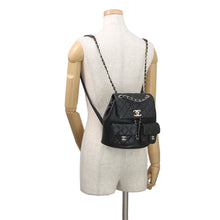 Load image into Gallery viewer, CHANEL Matelasse CC Logo Backpack BlackAS3787 Caviar Leather